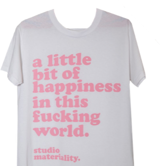 Studiomateriality T-shirt pink on white