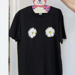 september x studiomateriality daisy T-shirt black