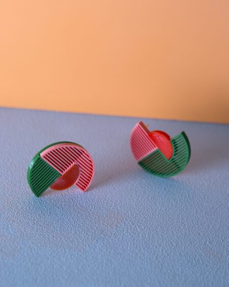 september x TOPODOM almost circle earrings