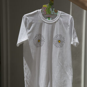september x studiomateriality daisy T-shirt white