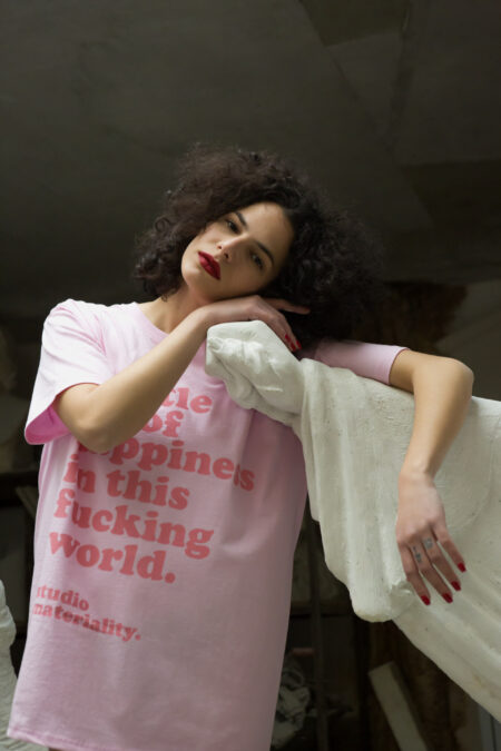 Studiomateriality T-shirt pink on pink