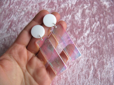 Holographic earrings