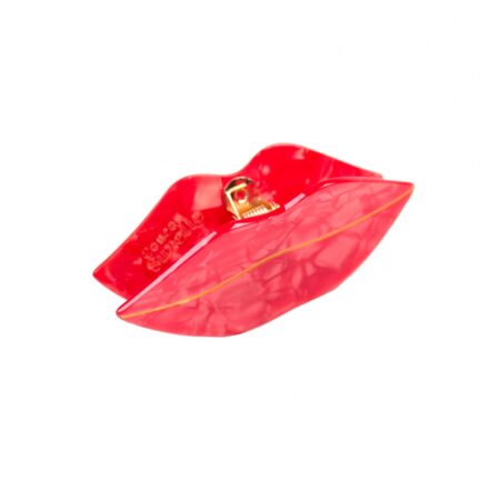 Red lips hair clip