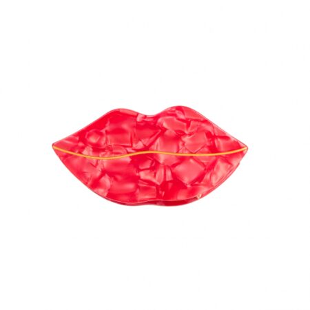 Red lips hair clip