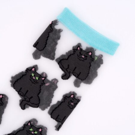 Black Cat sheer socks