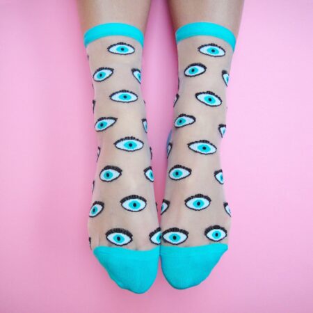 Eyes sheer socks