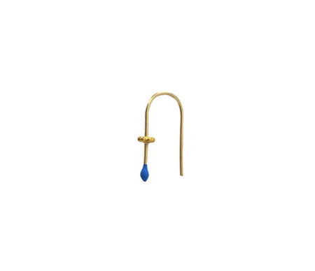Mary gold blue earrings