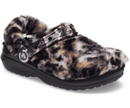 Crocs classic fur sure - λεοπάρ