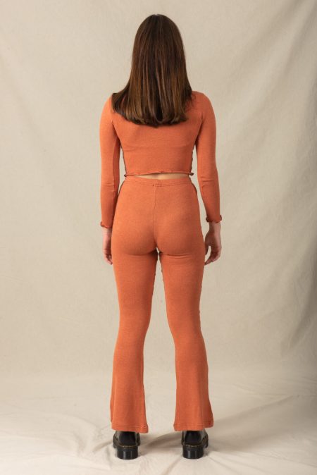 Πορτοκαλί παντελόνι "μακρύς δρόμος"
