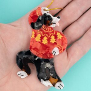 Bernese Dog Christmas ornament