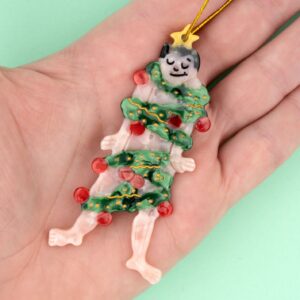 Festive man Christmas ornament