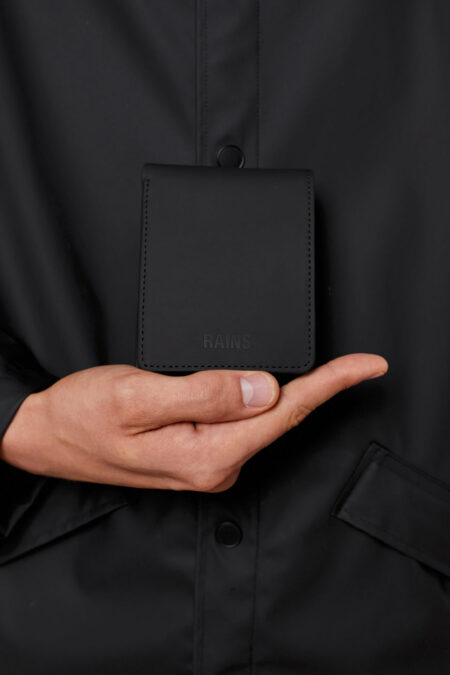 Folded wallet black