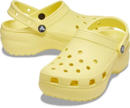 Crocs classic platform clog - banana