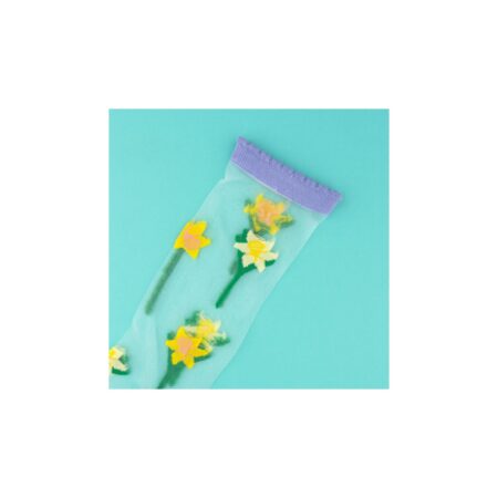 Daffodil sheer socks