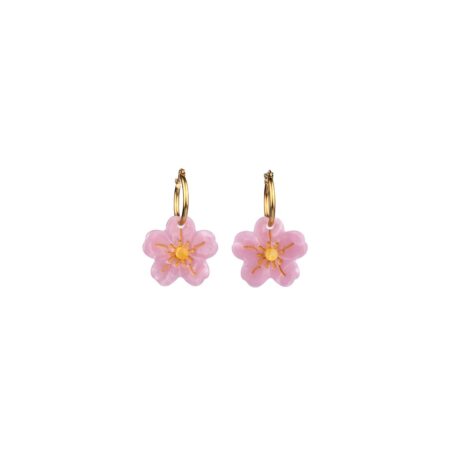 Pink Sakura earrings