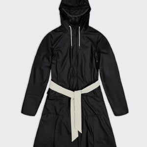 Rains Curve jacket pre - μαύρο/κρεμ