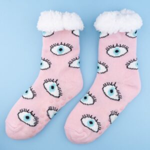 Eyes slipper socks