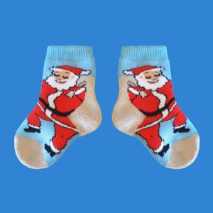 Santa Claus baby socks