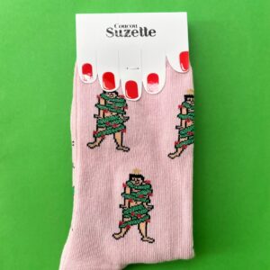 Festive Christmas κάλτσες