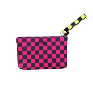 Checkerboard mini pouch