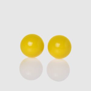 Dotty earrings - yellow