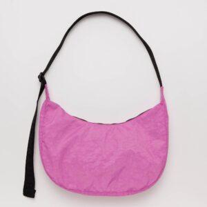 Baggu Medium Nylon Crescent Bag - extra Pink