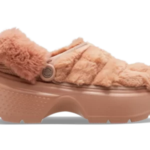 Crocs Stomp lined quilted clog - cork