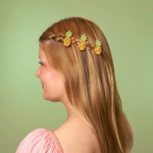 Pineapple mini hair clip