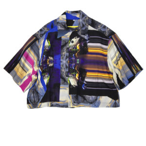 Luminous crop shirt