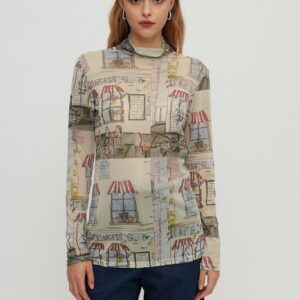 Cafe princesse mesh top