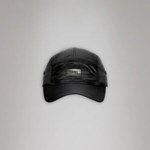 Rains 5 Panel Ripstop Cap - black