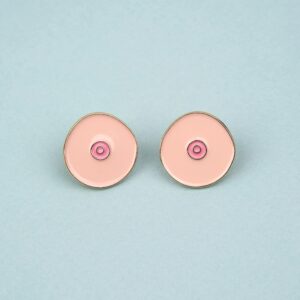 Boobs pins set - white