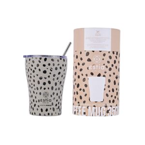 Leopard taupe coffee mug