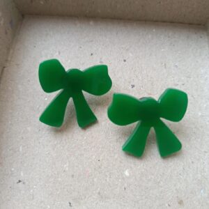Cute Acrylic Bow Earrings
