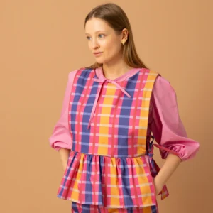 Domino top - rainbow