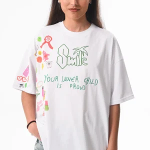 Inner Child - Ovary Gang x Missy Merida White Tshirt