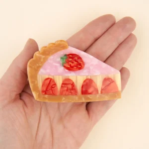 Strawberry tart hair claw