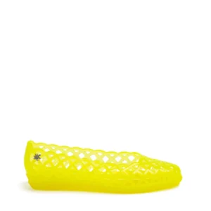 Jelly ballerinas - fluo yellow