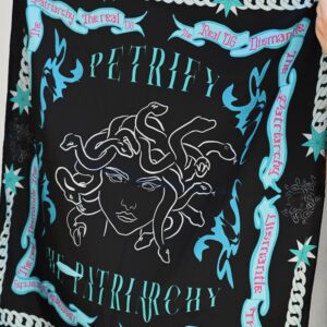Medusa scarf - black