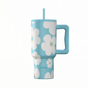 Θερμός Straw tumbler xl - μαργαρίτες