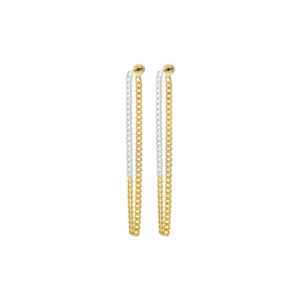 INNER chain earrings mixed metal