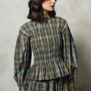 Checked blouse